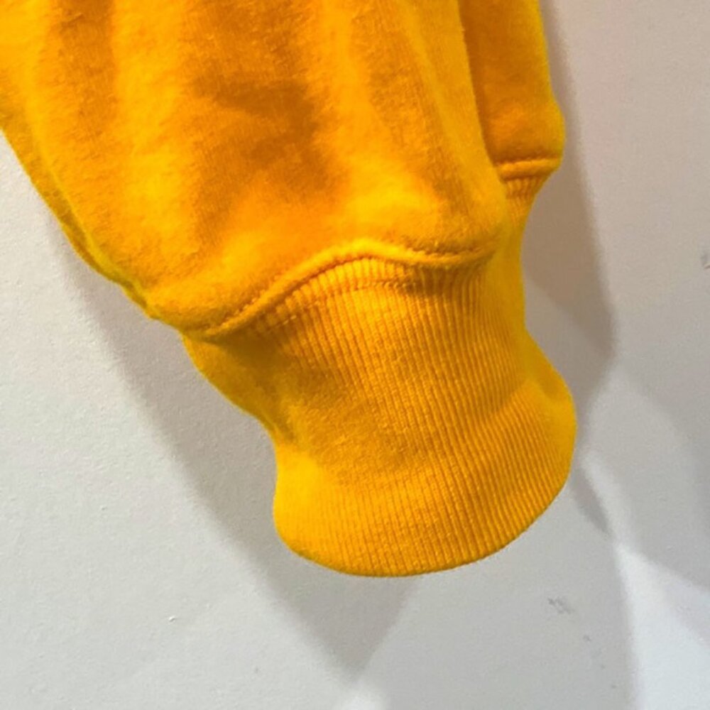 Aritzia TNA Cropped Hoodie Pullover in Dark Yellow/ Orange size M - Picture 3 of 7